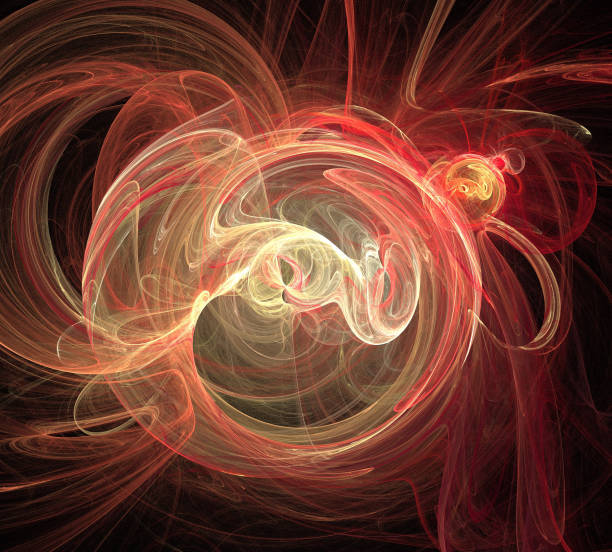 istock image of one Digital Fractal on Black Color 1024853954