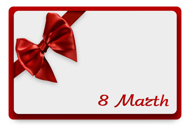 istock Greeting card with 8 March 1024865394