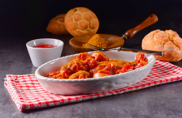 istock a traditional currywurst in delicious curry sauce 1024869798