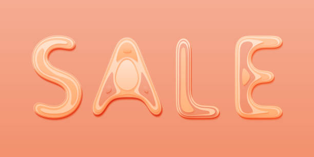 istock Vector sale banner with paper cut text, lettering design for banner, flyer, invitation, poster, web site or greeting card. Paper cut style, vector illustration. Paper slices with shadow in 3d. 1024881564