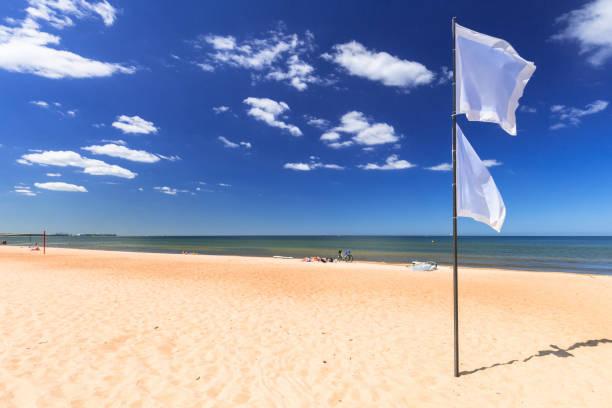 istock Sunny beach at Baltic Sea in Sopot, Poland 1024896894