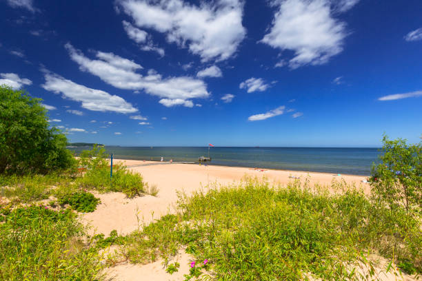 istock Sunny beach at Baltic Sea in Sopot, Poland 1024896926
