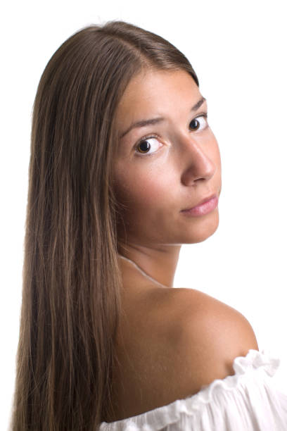 istock Longhaired girl with no makeup 1024904410