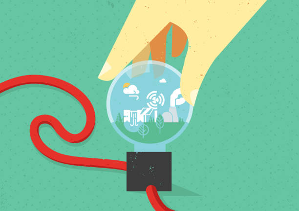 istock Vektor illustration of energy mix 1024919444