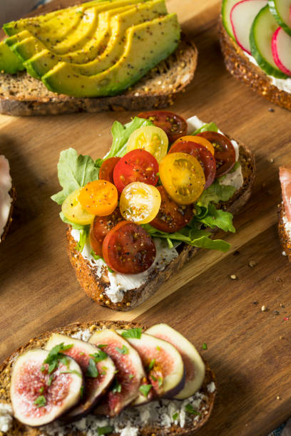 istock Homemade Breakfast Toasts with Cream Cheese 1024925302
