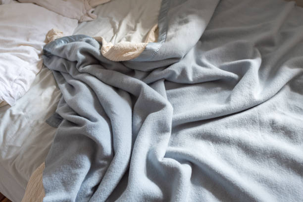 istock Full Frame Shot Of Messy Bed 1024925934