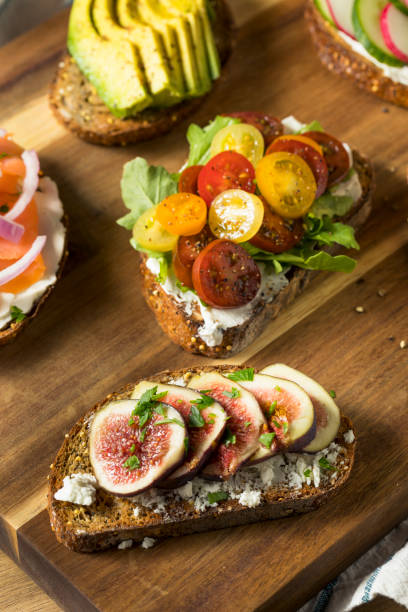 istock Homemade Breakfast Toasts with Cream Cheese 1024932364