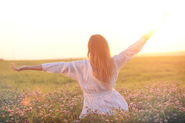 istock Beautiful young women on the nature 1024937374