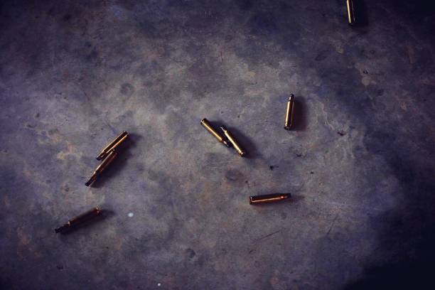 istock High Angle View Of Bullets On Floor 1024954806