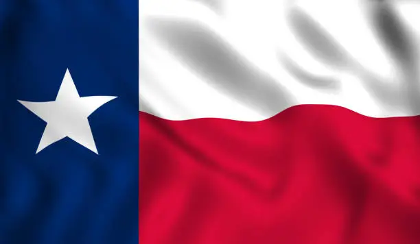 Photo of Texas flag state US