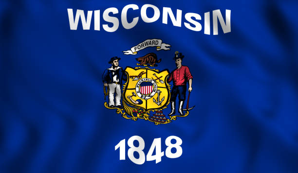 istock The state flag of Wisconsin 1024976234