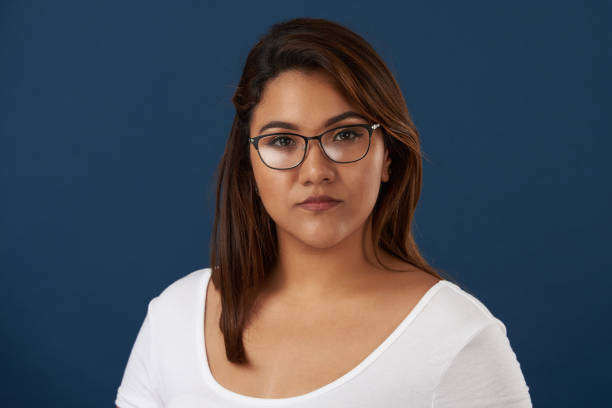 istock Cute young woman in glasses 1024981634