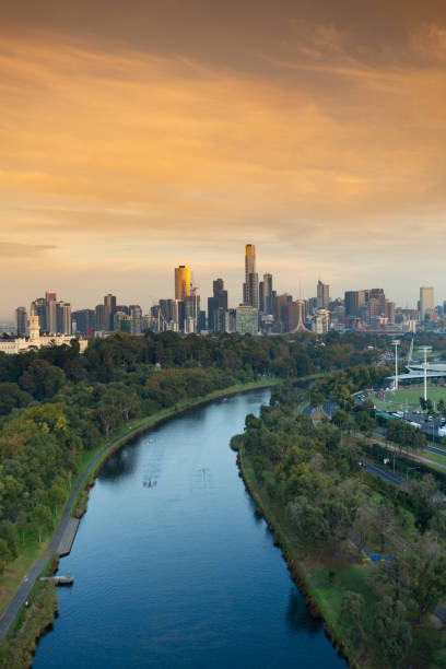 istock Morning on the Yarra Aerial 1025003692