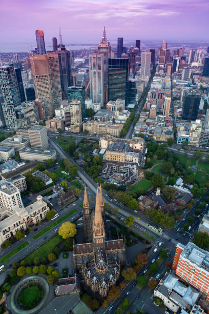 istock Melbourne CBD Capital and Cathedral Aerial 1025006836