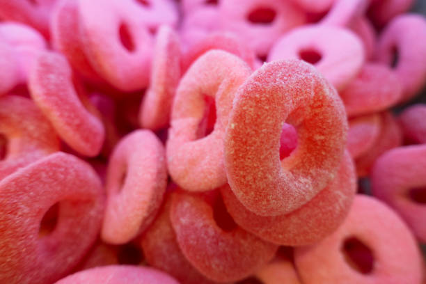 Mixed colorful candies background.Candy mix.Background from colorful sweets of sugar candies.
