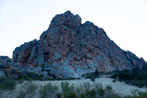 The prominent buttress feature at Mount Arapiles.