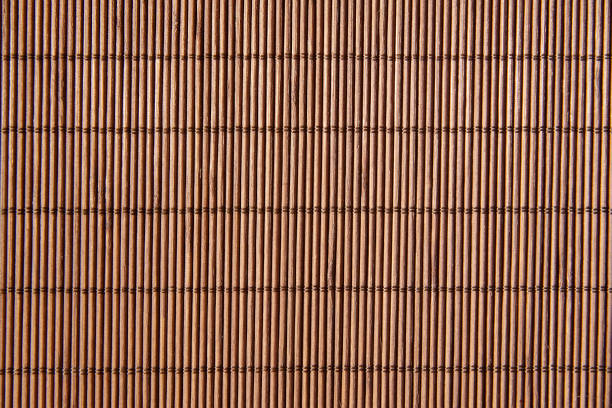 istock Background texture of a beige bamboo napkin close-up. 1025036408