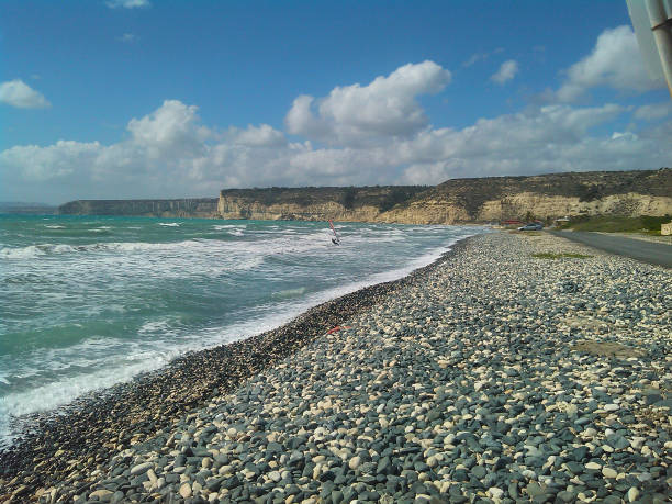 The beautiful Agios Ermogenis Beach Limassol in Cyprus