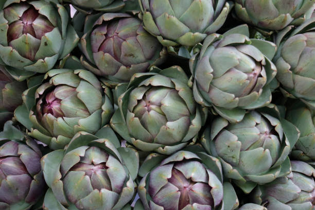 istock Artichoke selling in the market 1025052442