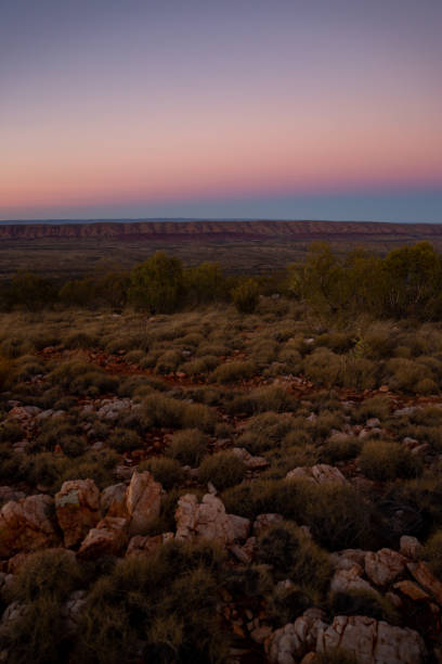 istock Amazing colours show before a desert sunrise in Central Australia 1025063220