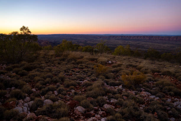 istock Amazing colours show before a desert sunrise in Central Australia 1025063272