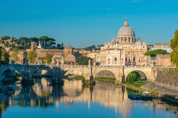 istock View at St. Peter's cathedral in Rome, Italy 1025067628
