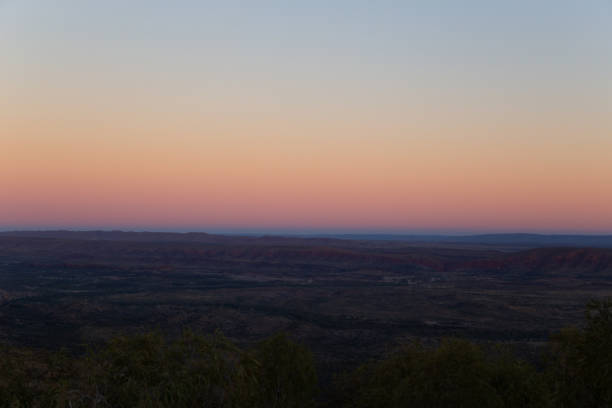 istock Incredible sunset colours across the West Macdonell Ranges in Central Australian Outback 1025076614