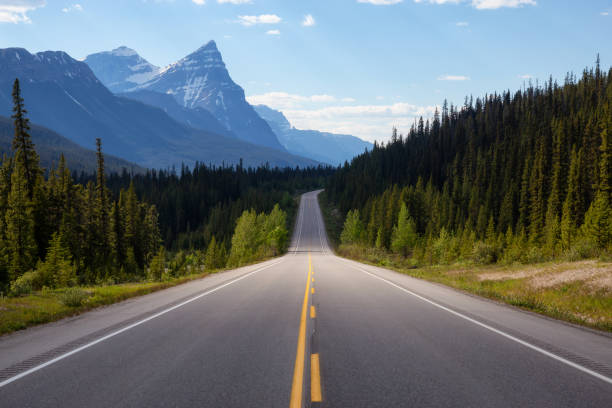 istock Scenic Road in Banff 1025112368