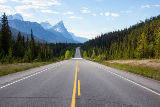 istock Scenic Road in Banff 1025112484