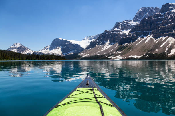 istock Kayaking in Bow Lake, Banff National Park 1025113080