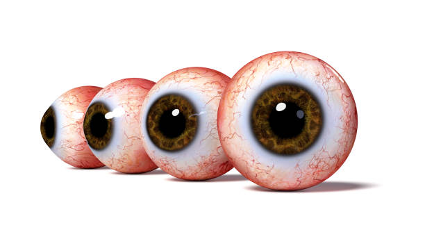 istock group of realistic human eyeballs with brown iris, isolated with shadow on white background (3d illustration) 1025123556