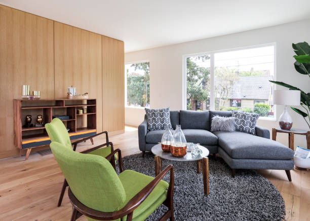 Mid-century Modern house living room interior