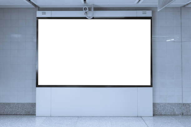 istock Blank billboard led in the subway station for advertising 1025128038