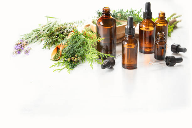 istock Bottles of essential oils 1025178972