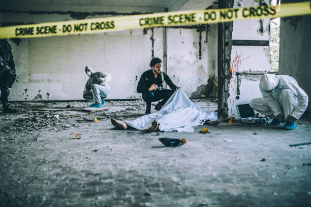istock Busy day on murder scene 1025187240