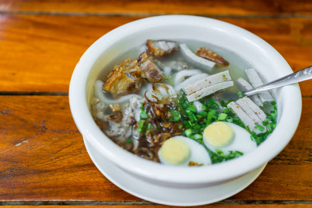 istock Vietnamese Rice Noodle Soup with pork spare ribs 1025189758