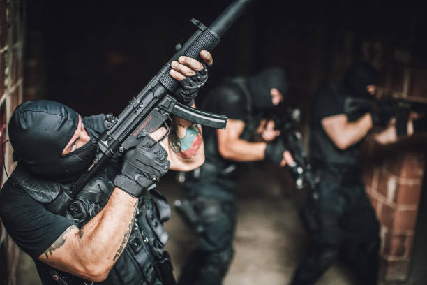 istock Counter-terrorists in action 1025189960