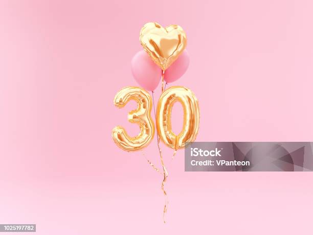 Photo libre de droit de Âgé De 30 Ans banque d'images et plus d'images libres de droit de Nombre 30 - Nombre 30, Ballon de baudruche, Anniversaire