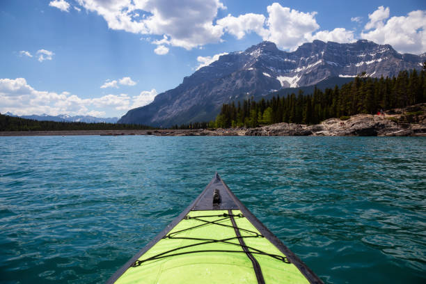 istock Kayaking in Banff National Park 1025213176