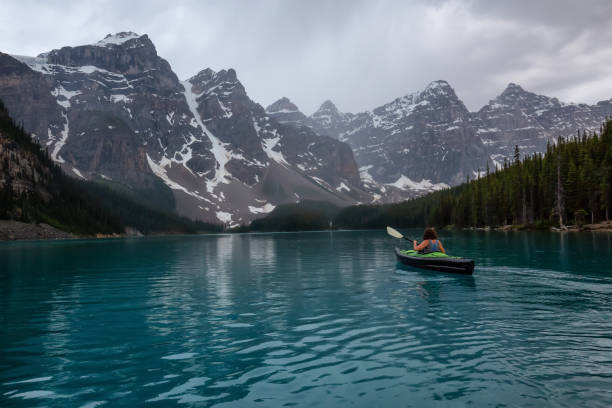 istock Kayaking in a Glacier Lake 1025213562