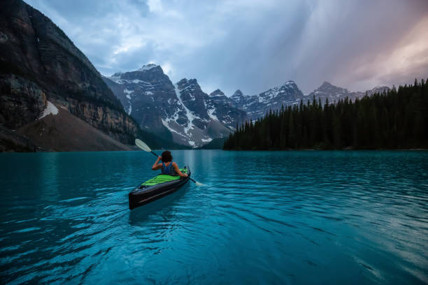 istock Kayaking in a Glacier Lake 1025213568