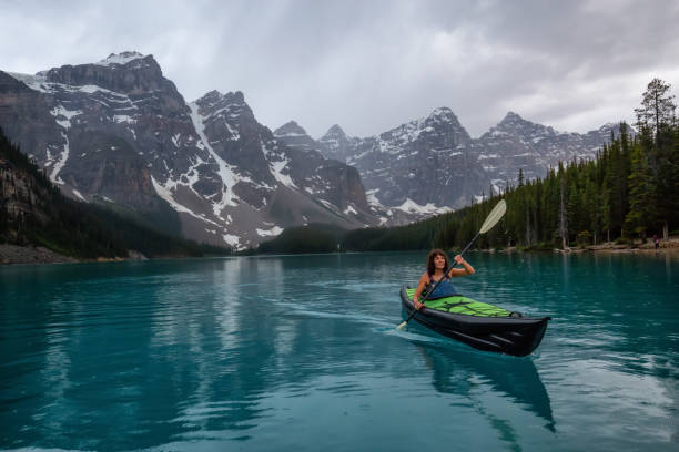 istock Kayaking in a Glacier Lake 1025213614