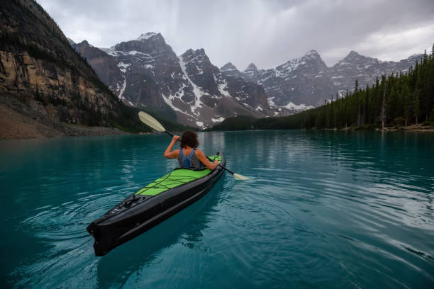 istock Kayaking in a Glacier Lake 1025213652