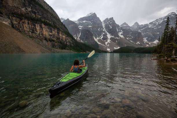 istock Kayaking in a Glacier Lake 1025213654