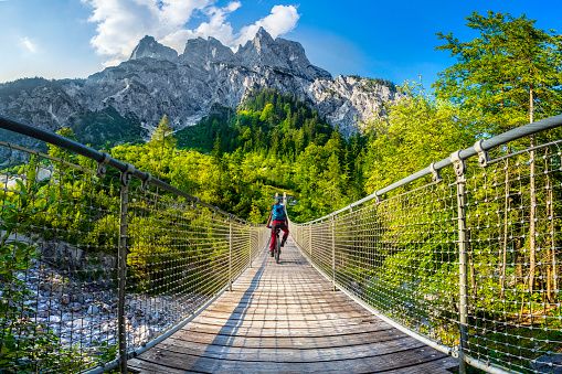 Germany, Berchtesgaden, Summer, Mountain Bike, Cycling, Mountain Biking