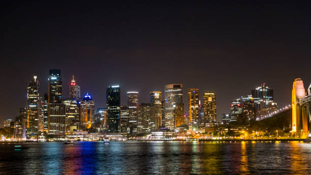 istock Sydney city skyline at night. 1025234872