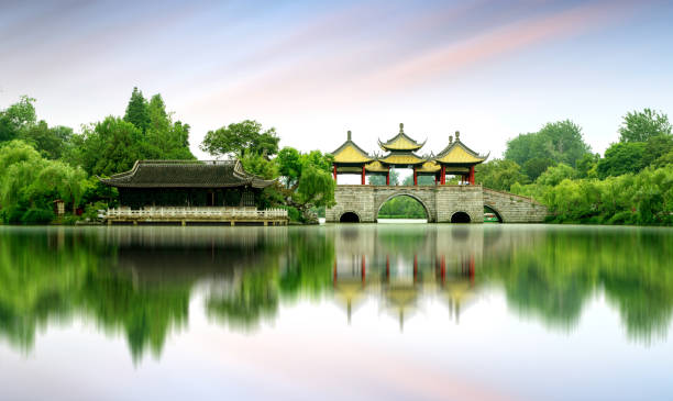 istock Yangzhou Slender West Lake Wuting Bridge 1025259878