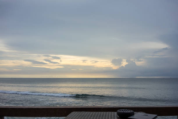 istock table with ashtray in front of ocean scenery 1025260208