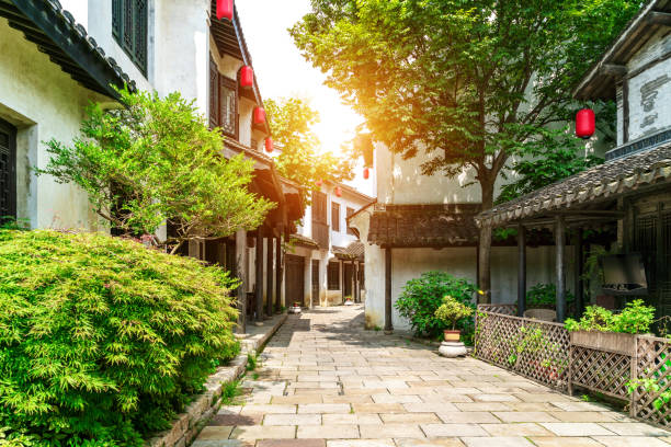 istock Chinese historical customs town 1025264832