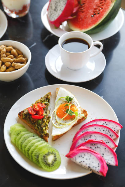 istock Healthy and delicious breakfast on the table 1025302436